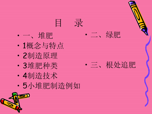 《堆肥绿肥根外肥》ppt课件