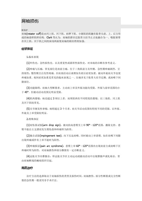 肩袖损伤