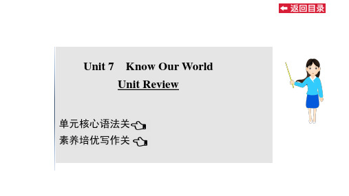 【冀教版】21版英语《初中》八年级下测Unit 7 Unit Review