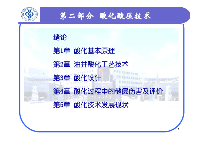 油气井增产技术-酸化