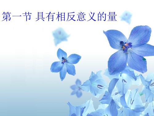 湘教版七年级数学上册课件  1.1具有相反意义的量(共10张PPT)