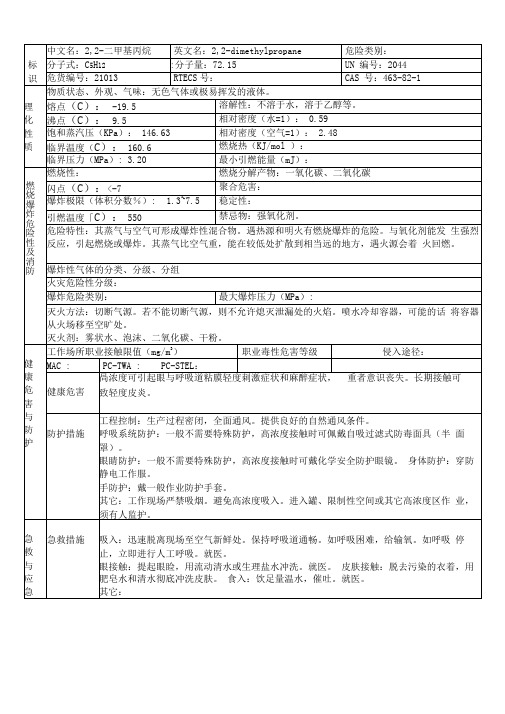 2,2-二甲基丙烷