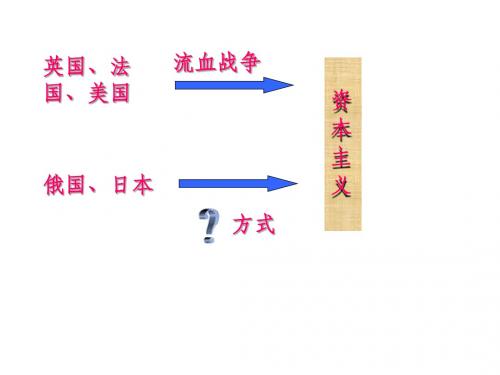 岳麓初中历史九上《第16课 俄国农奴制改革和日本明治维新》PPT课件 (4)