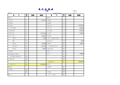 简易会计做账系统(EXCEL)