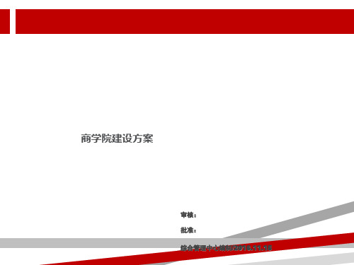 商学院建设方案完整版.ppt