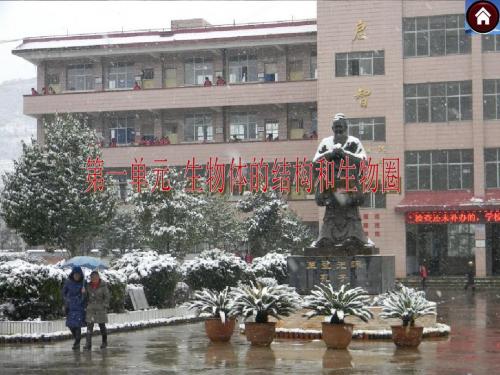 2014届中考生物(新课标人教版)复习方案：第1单元_生物体的结构和生物圈精美课件