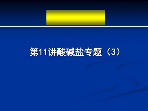 中考化学复习高效课堂系列课件(共26套) 1