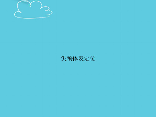 头颅体表定位精选PPT