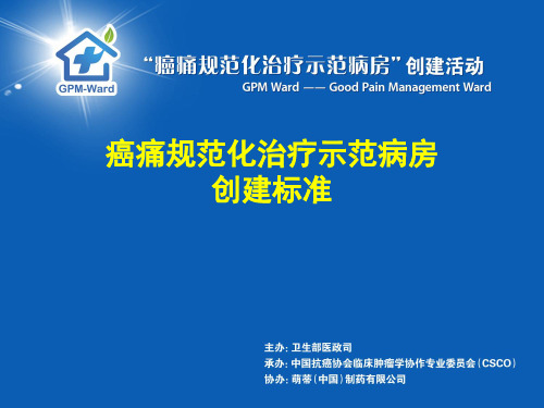 癌痛规范化治疗示范病房标准