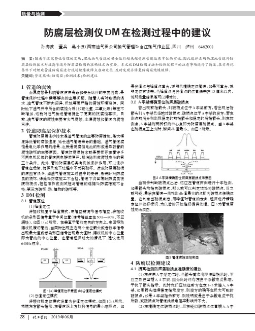 防腐层检测仪DM在检测过程中的建议