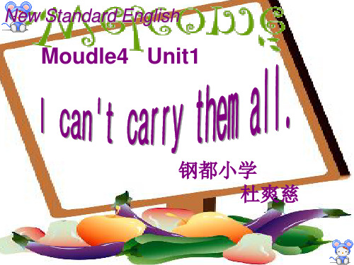新标准英语I can't carry them all
