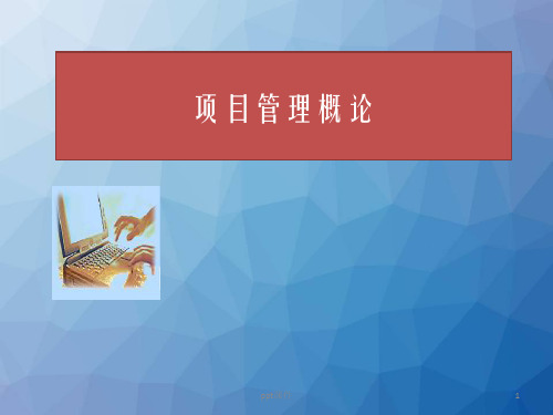 项目范围管理过程  ppt课件