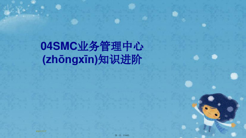 04SMC业务管理中心知识进阶