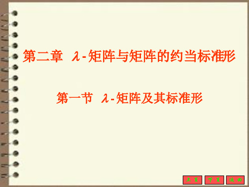 矩阵理论及其应用