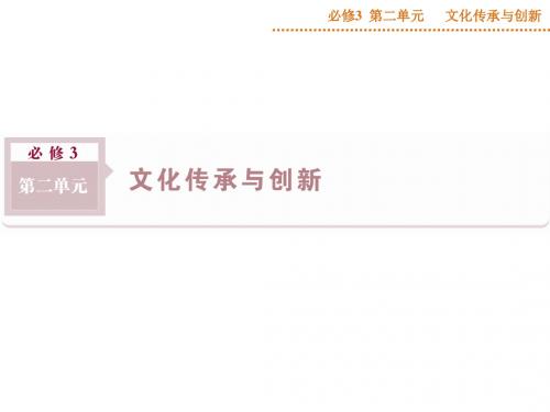 人教版高中政治必修3第二单元第三课复习课件(1份PPT、