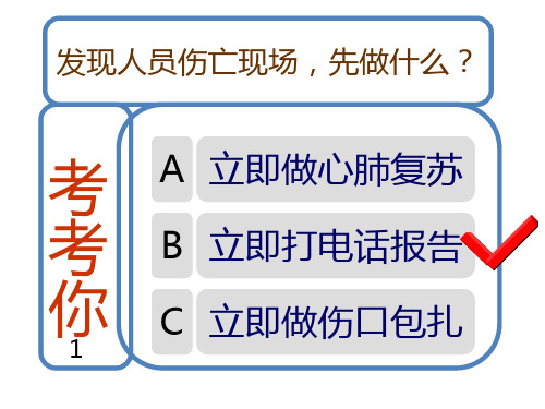 简版心肺复苏术ppt课件