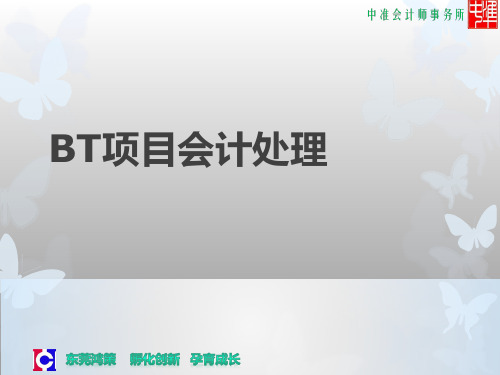 BT项目会计处理