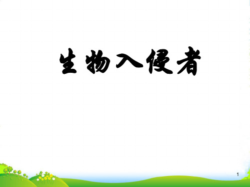 人教版八年级语文上册 19 生物入侵者课件 (共25张PPT)