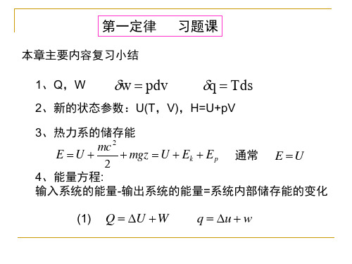 热力学第一定律习题课