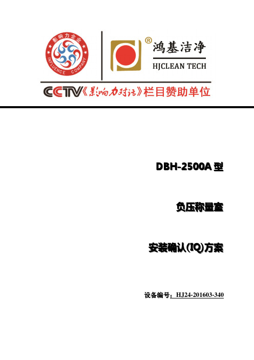 安装确认IQ