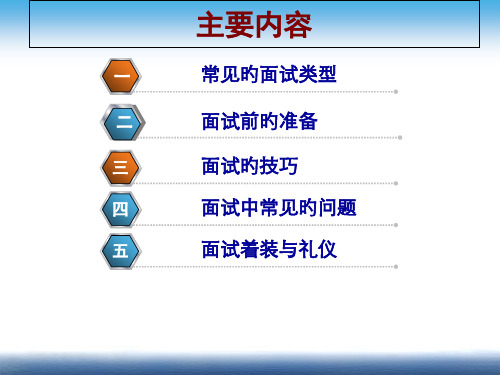 面试类型和技巧