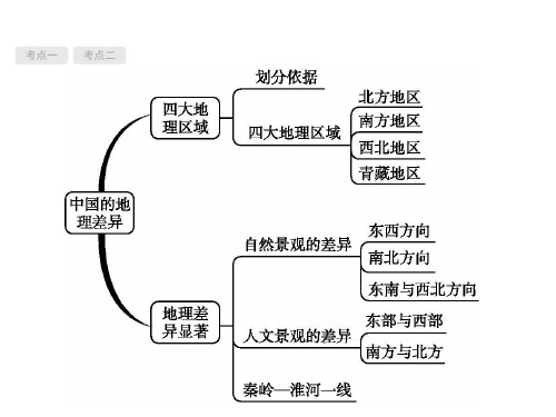 最新初中人教版地理中考总复习课件(带真题、解析)中国的地理差异(共42张PPT)