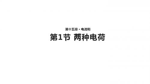人教版 两种电荷PPT课件1
