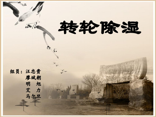 转轮除湿原理