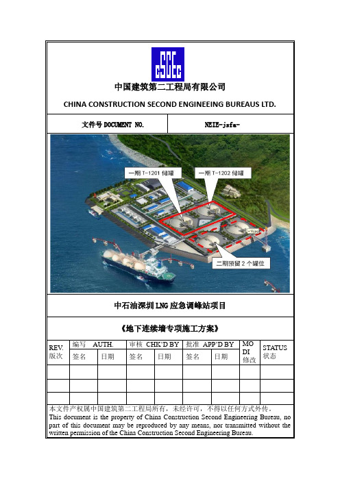 地下连续墙专项施工方案
