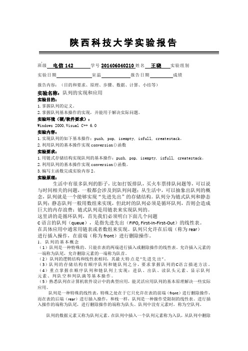 队列报告