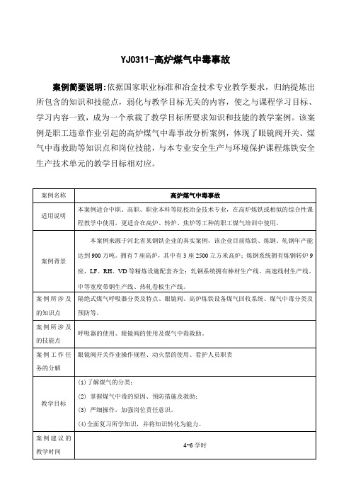 高炉煤气中毒事故.doc
