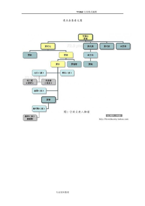 红楼梦人物关系图谱