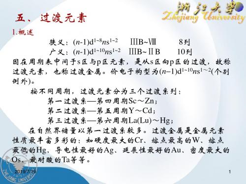元素化学2012(副族元素