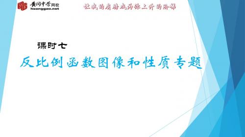 课时7 反比例函数图形和性质专题