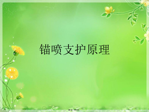 锚喷支护原理(共17张PPT)