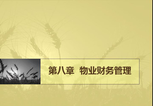 8物业财务管理资料