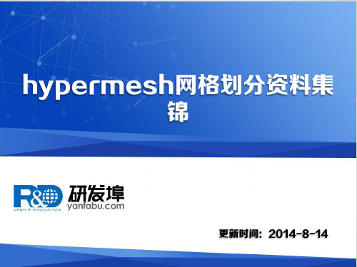 hypermesh网格划分资料集锦