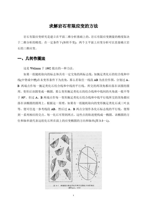 岩石有限应变测量-剪切位移量-方法(2013用)