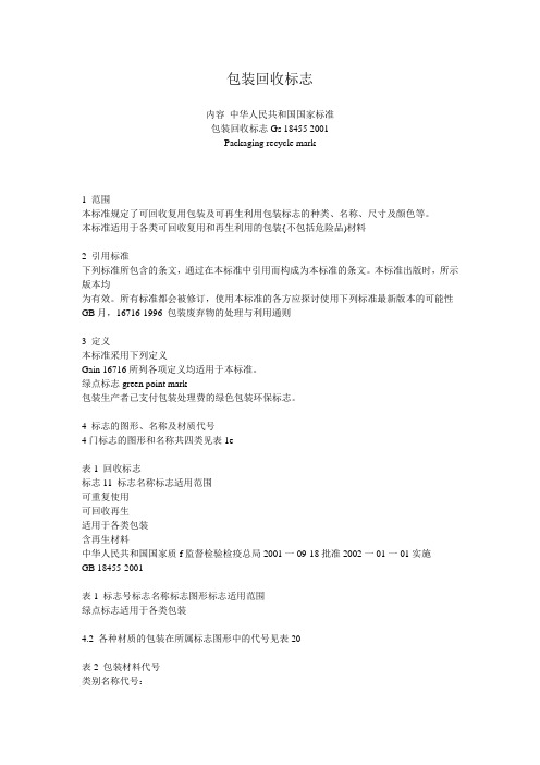 知识_包装回收标志