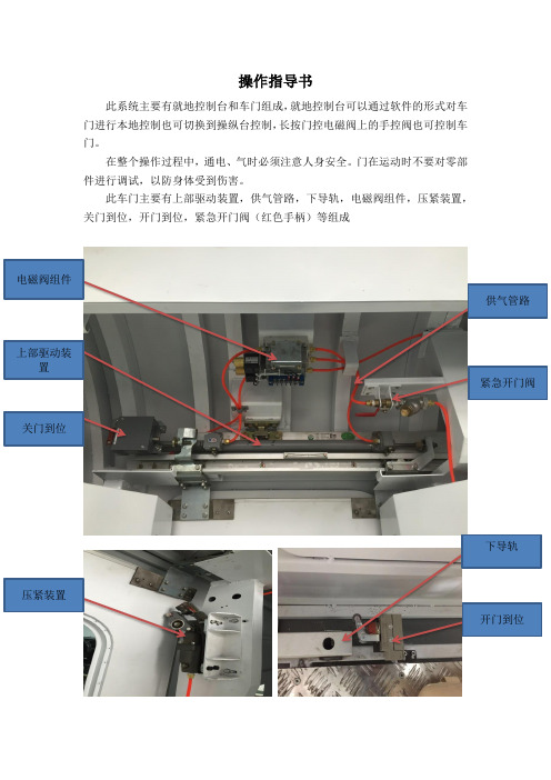 380A统车门操作说明书