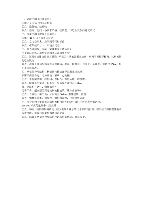 房屋结构