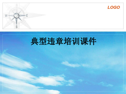 典型违章培训ppt课件