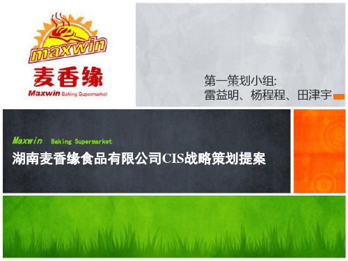 湖南麦香缘食品有限公司CIS战略策划提案