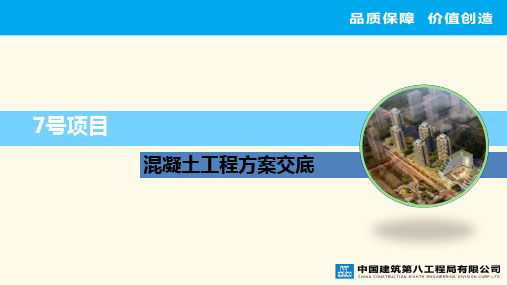 混凝土工程方案交底PPT课件
