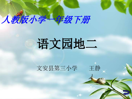 人教版一年级下册语文《语文园地二：和大人一起读：阳光》课件3套(2019最新编辑)
