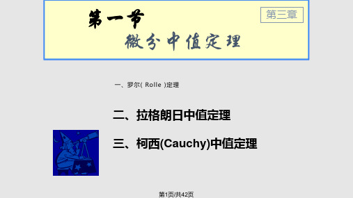 微分中值定理PPT课件