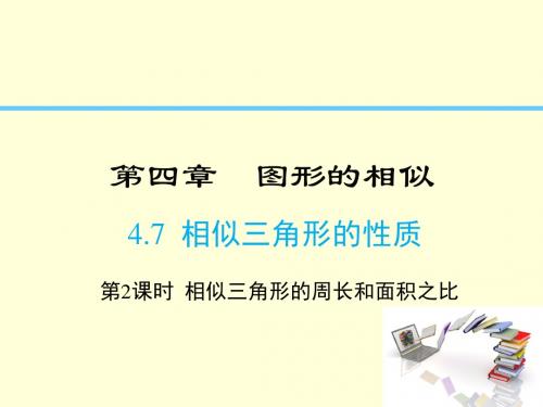 4.7 第2课时 相似三角形的周长和面积之比