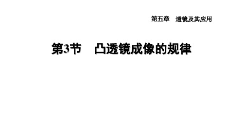 5.3+凸透镜成像的规律++课件+2024-2025学年人教版物理八年级上册