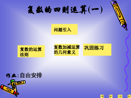 复数的运算(一)1