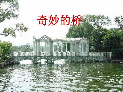 西师大小学三年级语文下册《奇妙的桥》课件